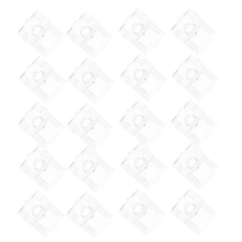 WOONEKY 30 Sätze Transparente Spiegelhalter Glasklemmen Kunststoff Rostfrei für Glas Spiegelbefestigung Halterung für Spiegel und Glasscheiben im Bad und Schrank WOONEKY 30 Sätze Transparente Spiegelhalter Glasklemmen Kunststoff Rostfrei für Glas Spiegelbefestigung Halterung für Spiegel und Glasscheiben im Bad und Schrank von WOONEKY