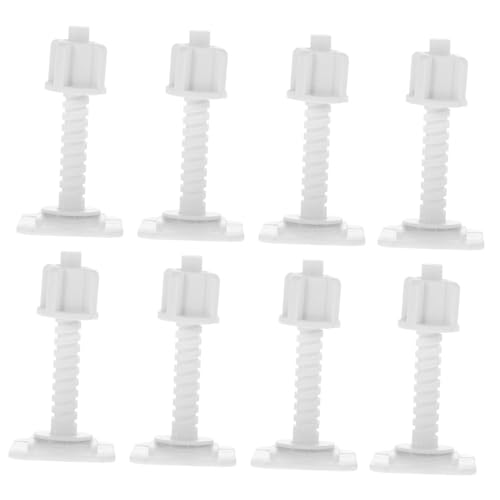 WOONEKY 4 Paare Teiliges Wc sitz Schraubenset Kunststoff Toilettensitz Befestigungsschrauben für Bodenmontage Kompatibel Einfache Installation Stabile Befestigung für Wc sitze WOONEKY 4 Paare Teiliges Wc sitz Schraubenset Kunststoff Toilettensitz Befestigungsschrauben für Bodenmontage Kompatibel Einfache Installation Stabile Befestigung für Wc sitze von WOONEKY