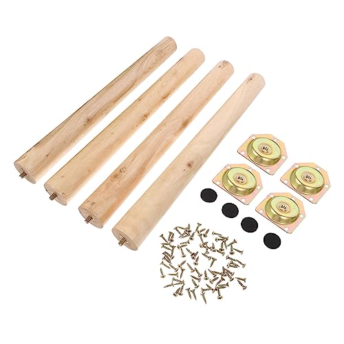 WOONEKY 4 Sätze Couchbeine Holz Möbelbeine für Sofa Tisch Schrank Tv Cabinet Höhe Durchmesser Elegantes Design Multifunktional und Langlebig WOONEKY 4 Sätze Couchbeine Holz Möbelbeine für Sofa Tisch Schrank Tv Cabinet Höhe Durchmesser Elegantes Design Multifunktional und Langlebig von WOONEKY