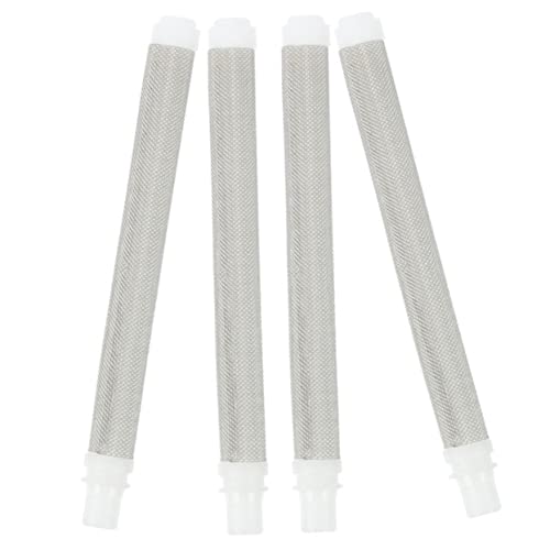 WOONEKY 4 Stück Airless Sprühfilter Ersatz Hochpräzise Filter für Farbsprüher Zubehör Kompatibel mit Meisten Sprühgeräten Einfache Installation Effizient gegen von WOONEKY