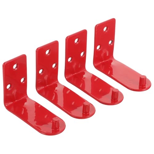 WOONEKY 4 Stück Feuerlöscher Wandhalterung aus Robustem Eisen mit Oberflächenbeschichtung Rostfrei Platzsparend Einfache Montage Universeller Halter für Große Feuerlöscher im Haushalt und WOONEKY 4 Stück Feuerlöscher Wandhalterung aus Robustem Eisen mit Oberflächenbeschichtung Rostfrei Platzsparend Einfache Montage Universeller Halter für Große Feuerlöscher im Haushalt und von WOONEKY