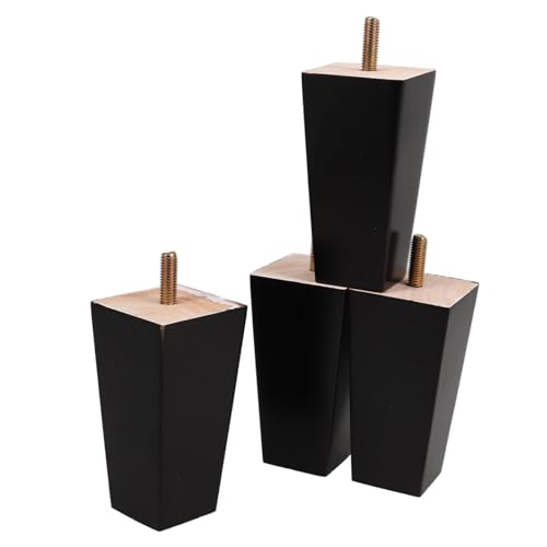 WOONEKY 4 Stück Möbelbeine Holz für Sofa Couchtisch Kommode und Schränke Robuste Stilvolle Ersatzfüße Massivem Holz für Vielseitige Möbelanpassungen WOONEKY 4 Stück Möbelbeine Holz für Sofa Couchtisch Kommode und Schränke Robuste Stilvolle Ersatzfüße Massivem Holz für Vielseitige Möbelanpassungen von WOONEKY