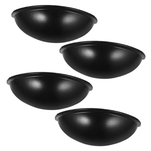 WOONEKY 4 Stück Retro Schubladengriffe aus Robustem Zinklegierung Halbrund Möbelgriffe für Küchen und Kleiderschränke Einfache Montage Vielseitig Einsetzbar Schwarze Vintage Griffe WOONEKY 4 Stück Retro Schubladengriffe aus Robustem Zinklegierung Halbrund Möbelgriffe für Küchen und Kleiderschränke Einfache Montage Vielseitig Einsetzbar Schwarze Vintage Griffe von WOONEKY