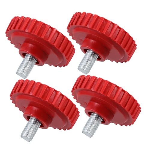 WOONEKY 4stücke Schwerlastwaagen Fußhalterungen Aus Robustem Kunststoff Einschraubbare Fußstützen Für Elektronische Waagen rutschfeste Basis Schnelle Installation Für Küchenwaagen von WOONEKY