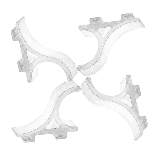 WOONEKY 4 Stück Teiliges Aluminium Kühlschrank Regal Clips Stabile Gefrierschrank Halterungen Polierte Metallhaken zur Regalbefestigung Einfache Montage Kompatibel mit Meisten WOONEKY 4 Stück Teiliges Aluminium Kühlschrank Regal Clips Stabile Gefrierschrank Halterungen Polierte Metallhaken zur Regalbefestigung Einfache Montage Kompatibel mit Meisten von WOONEKY