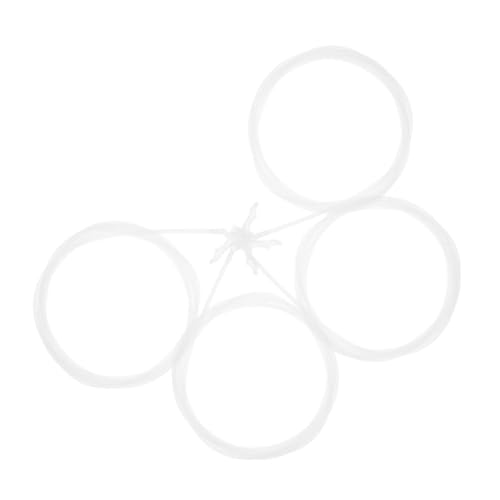 WOONEKY 4 Stück Teiliges Verlängerter Schaumdüse für Polyurethan Sprühkleber Erweiterungsrohre für Fugenmasse für Heimwerkerprojekte und Installation von Türen und Fenstern von WOONEKY