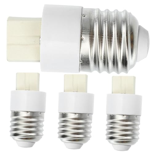 WOONEKY 4 Stück Teiliges zu Lampenfassung Adapter Schraubsockel LED Licht Hohe Passgenauigkeit Bruchsicher Geeignet für Schlafzimmer Wohnzimmer Küche und Büro WOONEKY 4 Stück Teiliges zu Lampenfassung Adapter Schraubsockel LED Licht Hohe Passgenauigkeit Bruchsicher Geeignet für Schlafzimmer Wohnzimmer Küche und Büro von WOONEKY
