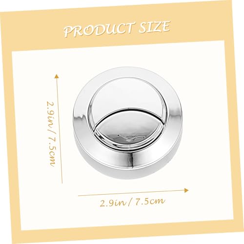 WOONEKY 4 Stück Toilettenspülknopf Teiliges Ersatzknöpfe für Wc Spülkasten Langlebig Glänzend Aging Einfache Bedienung Badezimmer Zubehör von WOONEKY