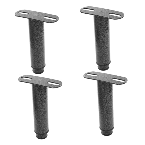 WOONEKY 4 Stück Verstellbare Möbelstützfüße aus Karbonstahl Stabile T förmige Betten Sofabeine Höhenverstellbar Robuste Metallmöbelbeine für Schrank Couch Tv Badmöbel WOONEKY 4 Stück Verstellbare Möbelstützfüße aus Karbonstahl Stabile T förmige Betten Sofabeine Höhenverstellbar Robuste Metallmöbelbeine für Schrank Couch Tv Badmöbel von WOONEKY