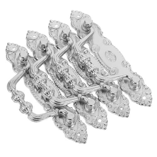 WOONEKY 4 Stück Vintage Schrankgriffe aus Zinklegierung Ergonomische Möbelknöpfe für Schubladen und Türen Rustikale Dekorative Griffe Installieren Geeignet für Kommoden und Holzkisten WOONEKY 4 Stück Vintage Schrankgriffe aus Zinklegierung Ergonomische Möbelknöpfe für Schubladen und Türen Rustikale Dekorative Griffe Installieren Geeignet für Kommoden und Holzkisten von WOONEKY