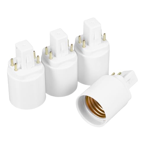 WOONEKY 4 Stück zu Lampenadapter Pin Glühbirnenfassung für LED Leuchten Installieren Kompatibel mit Gq Sockeln für Zuhause und Büro von WOONEKY
