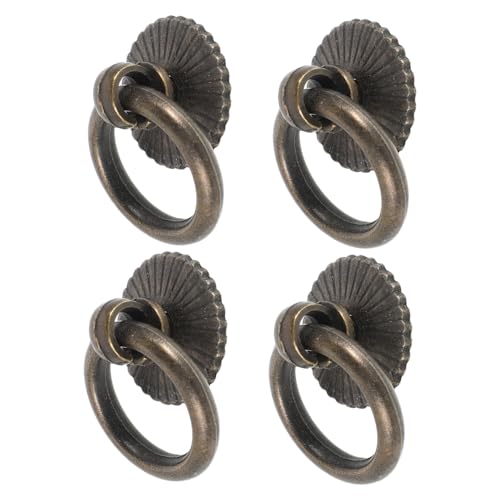 WOONEKY 4 Stücke Vintage Bronze Schubladengriffe Retro Möbelknöpfe Langlebiger Legierung für Kommode Schrank und Schmuckkasten Ergonomisches Design und WOONEKY 4 Stücke Vintage Bronze Schubladengriffe Retro Möbelknöpfe Langlebiger Legierung für Kommode Schrank und Schmuckkasten Ergonomisches Design und von WOONEKY