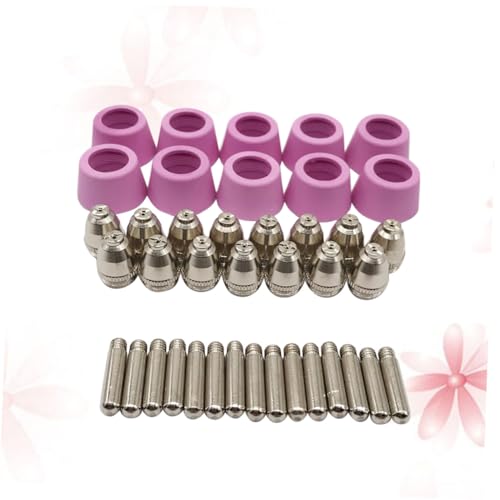 WOONEKY 40 Stück Teiliges Plasma schneidbrenner Verschleißteile Set Kompatibel mit Hitzebeständig Langlebig Passend für Cut Andere Plasmaschneidgeräte WOONEKY 40 Stück Teiliges Plasma schneidbrenner Verschleißteile Set Kompatibel mit Hitzebeständig Langlebig Passend für Cut Andere Plasmaschneidgeräte von WOONEKY