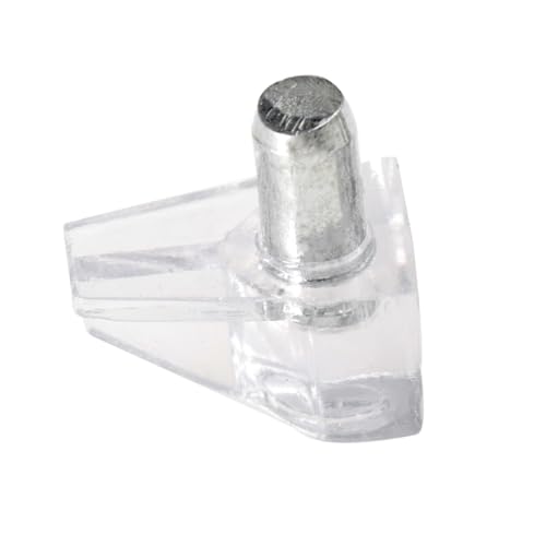 WOONEKY 40 Stück Teiliges Transparente Weiße Kunststoff regalböcke Stabile Möbel bodenträger für Einlegeböden Kompatibel mit Schranklöchern Langlebige Regalstützen für Bücherregale und WOONEKY 40 Stück Teiliges Transparente Weiße Kunststoff regalböcke Stabile Möbel bodenträger für Einlegeböden Kompatibel mit Schranklöchern Langlebige Regalstützen für Bücherregale und von WOONEKY