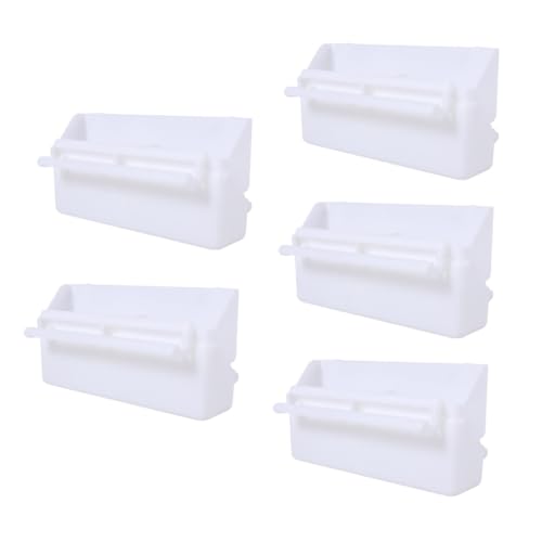 WOONEKY 5 Stück Teiliges Kunststoff Papageien Futterspender Wetterfeste Vogel Futterbox mit Aufhängung Sicher und Langlebig Kompakte für Papageien und Kleine Vögel Praktisches Käfig WOONEKY 5 Stück Teiliges Kunststoff Papageien Futterspender Wetterfeste Vogel Futterbox mit Aufhängung Sicher und Langlebig Kompakte für Papageien und Kleine Vögel Praktisches Käfig von WOONEKY