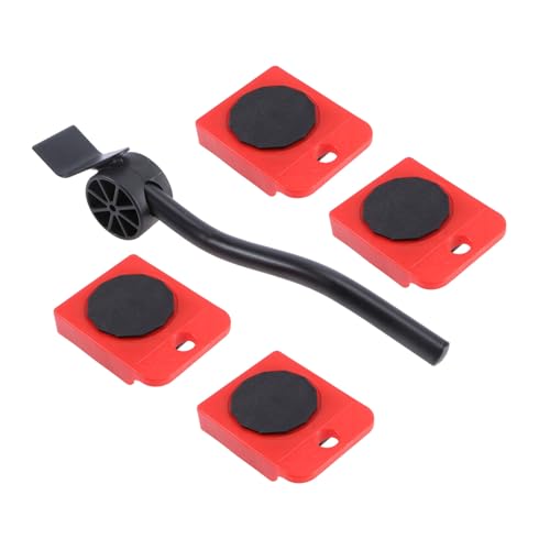 WOONEKY 5stücke Möbelheber Satz Tragbares Schwerlasthebegerät Für Umzüge Ergonomisches Möbeltransportgerät Mit Möbelrollen Rot WOONEKY 5stücke Möbelheber Satz Tragbares Schwerlasthebegerät Für Umzüge Ergonomisches Möbeltransportgerät Mit Möbelrollen Rot von WOONEKY