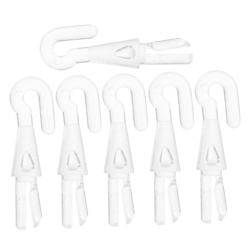 WOONEKY 6 Stück Teiliges Blind Wand Haken Robuste Verbindung für Jalousien Wandtipps für Einfache Bedienung Passend für Verschiedene Designs und Farben von WOONEKY