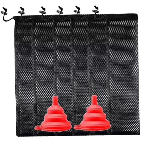 WOONEKY 6 Stück Teiliges Hängende Vogelfuttersäcke aus Robustem Nylon für Outdoor Vogelhaltung Kompakt Langlebig Einfach zu Bedienen für Garten Balkon Terrasse WOONEKY 6 Stück Teiliges Hängende Vogelfuttersäcke aus Robustem Nylon für Outdoor Vogelhaltung Kompakt Langlebig Einfach zu Bedienen für Garten Balkon Terrasse von WOONEKY