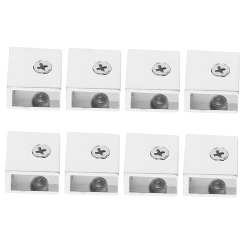 WOONEKY 8 Stück Teiliges Clips Metall Einfache Montage Universelle Halterungen für Spiegel Duschabtrennungen Geeignet für Zuhause Büro und Badezimmer Stabile Glashalterungen WOONEKY 8 Stück Teiliges Clips Metall Einfache Montage Universelle Halterungen für Spiegel Duschabtrennungen Geeignet für Zuhause Büro und Badezimmer Stabile Glashalterungen von WOONEKY