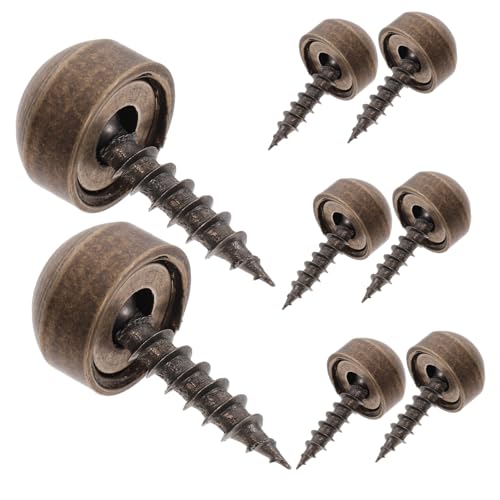 WOONEKY 8 Stück Teiliges Messing Schraubenkappen Dekorative Abdeckkappen aus Robustem Messing Verdeckte Schrauben für Spiegel und Glas Langlebig und Vielseitig Einsetzbar Antike WOONEKY 8 Stück Teiliges Messing Schraubenkappen Dekorative Abdeckkappen aus Robustem Messing Verdeckte Schrauben für Spiegel und Glas Langlebig und Vielseitig Einsetzbar Antike von WOONEKY