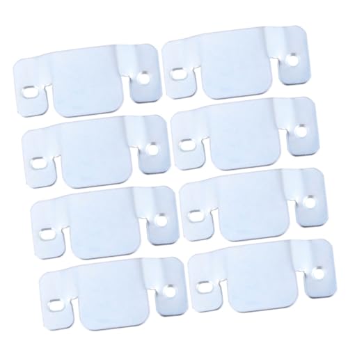 WOONEKY 8 Stück Teiliges Sofa Verbindungsset aus Starkem Elektroplattiertem Federunterstützte Formstabile Möbelverbinder für Flexible Sofas und Funktionale Betten Einfach zu Montieren von WOONEKY