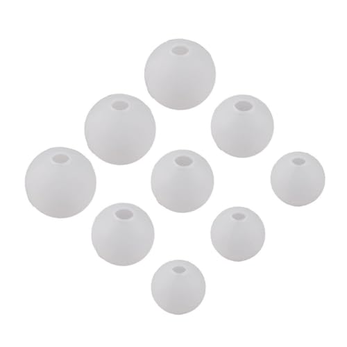 WOONEKY 9 Stück Teiliges Originelles Epoxidharz Silikonformen Kugelförmig Flexible DIY Gießform für Schmuck und Bastelarbeiten Langlebig Wiederverwendbar Einfache Entformung für Resin WOONEKY 9 Stück Teiliges Originelles Epoxidharz Silikonformen Kugelförmig Flexible DIY Gießform für Schmuck und Bastelarbeiten Langlebig Wiederverwendbar Einfache Entformung für Resin von WOONEKY