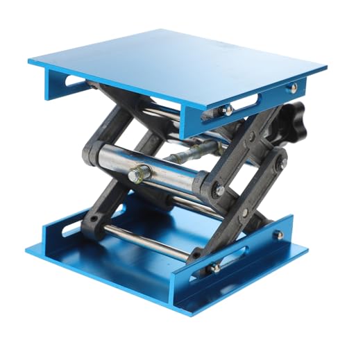 WOONEKY Aluminium Hubtisch Leicht Tragbar Korrosionsbeständig Lifter Plattform Ständer Manuell Hebebühne Für Werkstatt Labor Garage WOONEKY Aluminium Hubtisch Leicht Tragbar Korrosionsbeständig Lifter Plattform Ständer Manuell Hebebühne Für Werkstatt Labor Garage von WOONEKY