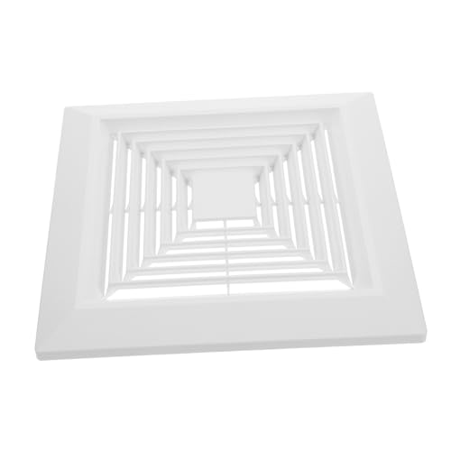 WOONEKY Badezimmer Abluftventilator Abdeckung mit Federn Langlebiges Kunststoff für Wand und Deckenmontage Einfache Kondensationsschutz Leicht zu Warten Stilvolles Design WOONEKY Badezimmer Abluftventilator Abdeckung mit Federn Langlebiges Kunststoff für Wand und Deckenmontage Einfache Kondensationsschutz Leicht zu Warten Stilvolles Design von WOONEKY