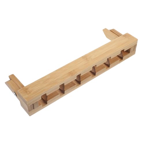 WOONEKY Bambusklappbecherhalter Gestell Tassen Tee Tasse Rack Getränkehalter-Präsentationsständer Cup Display -Regal Cup -Rack für Theke Tea Storage Organizer -Tee-Organizer WOONEKY Bambusklappbecherhalter Gestell Tassen Tee Tasse Rack Getränkehalter-Präsentationsständer Cup Display -Regal Cup -Rack für Theke Tea Storage Organizer -Tee-Organizer von WOONEKY