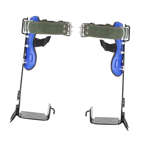 WOONEKY Baumklettern Spikes Langlebige Rutschfeste Kletterspikes aus Robustes Outdoor Werkzeug für Obstpflücken Hornissennest Entfernen Waldarbeiten Verschleißfest und Korrosionsbeständig von WOONEKY