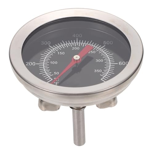 WOONEKY Bbq Thermometer Präzises Bimetall Grillthermometer für Backofen und Grill Analog mit Großer Anzeige für Sicheres Kochen und Grillen von WOONEKY
