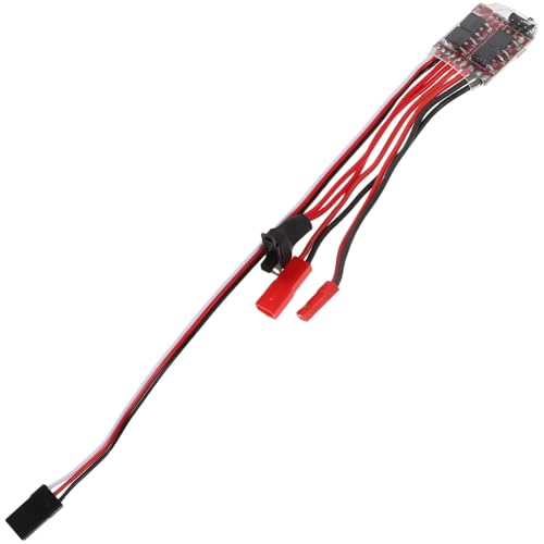 WOONEKY Brushed Motor Controller mit und Schalterfunktion für Rc Modelle Robuste Steuerung für Präzise Fahrten Geeignet für Hobbyisten und Profis von WOONEKY