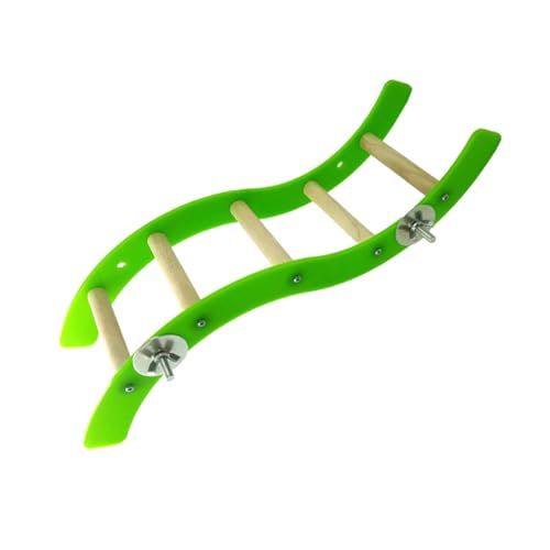 WOONEKY Bunte Acryl kletterleiter für Kleintiere Wellenförmig Spielerisches Haustierspielzeug für Hamster Mäuse und Vögel Robust Leicht zu Reinigen für Kleinen Kletterspaß WOONEKY Bunte Acryl kletterleiter für Kleintiere Wellenförmig Spielerisches Haustierspielzeug für Hamster Mäuse und Vögel Robust Leicht zu Reinigen für Kleinen Kletterspaß von WOONEKY