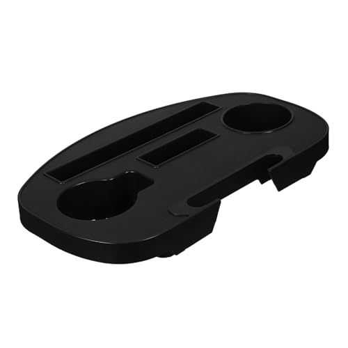 WOONEKY Campingstuhl Ablagetisch mit Integriertem Getränkehalter Kompakte Stabile Kunststoff Ablage für Liegestühle Vielseitiger Organizer für Outdoor Picknick und Strand von WOONEKY