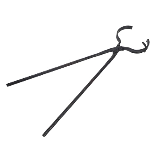 WOONEKY Crucible Tongs aus Stahl Präzise Schmelz und Gusszange für Gold Silber und Kupfer Vielseitiges Schmuckhersteller Werkzeug für Feines Metallgießen und Schmuckherstellung von WOONEKY