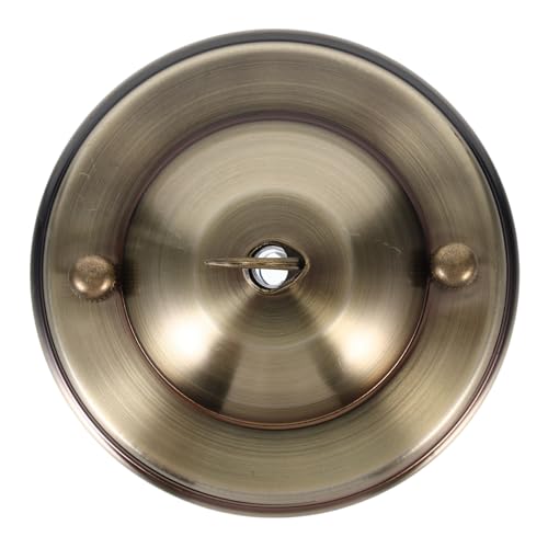 WOONEKY Deckenhalterung Baldachin mit Haken für Pendelleuchte Schwere Metall aufhängung Vielseitig Einsetzbar für Wohnzimmer Büro Schnelle Montage Robustes Design Sichere von WOONEKY