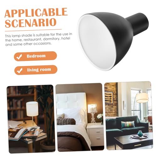WOONEKY Eiserner Lampenschirm für Tischlampe Dekoratives Kunstdesign Schwarzer Lampenschirm aus Eisen Stilvolles DIY zubehör für Arbeits Wohnzimmerbeleuchtung WOONEKY Eiserner Lampenschirm für Tischlampe Dekoratives Kunstdesign Schwarzer Lampenschirm aus Eisen Stilvolles DIY zubehör für Arbeits Wohnzimmerbeleuchtung von WOONEKY