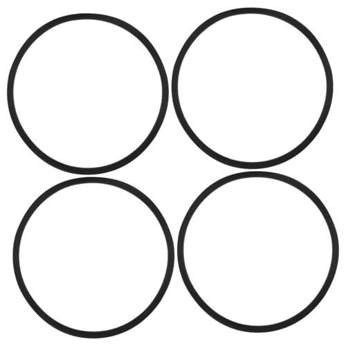 WOONEKY Isolierte Becherdeckeldichtung - 4 Stück Ersatzdichtungen Für Flaschenbecher Mit Silikondichtung von WOONEKY