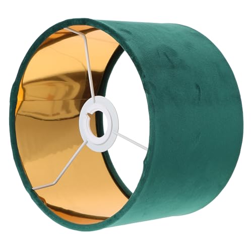 WOONEKY Eleganter Lampenschirm Aus Samt Mit Goldenem Innenfutter 22 Cm Grün Einfach Zu Installierendes Tischlicht Deko-accessoire Für Schlafzimmer Und Wohnzimmer WOONEKY Eleganter Lampenschirm Aus Samt Mit Goldenem Innenfutter 22 Cm Grün Einfach Zu Installierendes Tischlicht Deko-accessoire Für Schlafzimmer Und Wohnzimmer von WOONEKY