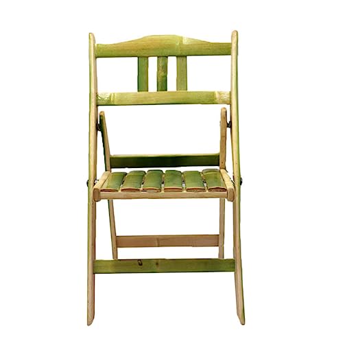 WOONEKY Faltbarer Bambusstuhl mit Rückenlehne Stabiler Outdoor Klapphocker für Garten Angelstuhl Leicht Transportabel Platzsparend für Lernzimmer und WOONEKY Faltbarer Bambusstuhl mit Rückenlehne Stabiler Outdoor Klapphocker für Garten Angelstuhl Leicht Transportabel Platzsparend für Lernzimmer und von WOONEKY