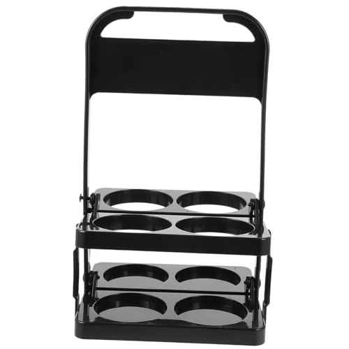 WOONEKY Faltbarer Bierflaschenkorb mit Tragegriff Leichter Bierkorb für Zuhause Praktischer Flaschenträger für Barbecue Picknick und Ktv Kompakter Bierhalter für Flaschen von WOONEKY