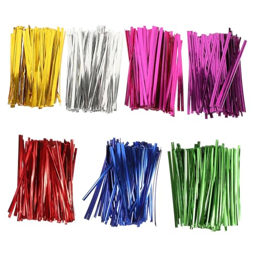 WOONEKY Farben Twist Ties aus Pet und Eisen Stabile Verpackungsdrähte zum Verschließen von und Backbeuteln Flexible Wiederverwendbare Sealing Straps für Süßigkeiten Obst Grün WOONEKY Farben Twist Ties aus Pet und Eisen Stabile Verpackungsdrähte zum Verschließen von und Backbeuteln Flexible Wiederverwendbare Sealing Straps für Süßigkeiten Obst Grün von WOONEKY