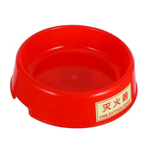 WOONEKY Feuerlöscher Standfuß Kunststoff Stabil rutschfest mit Reflektierendem Nachleuchteffekt für Feuerlöscher Einfache Montage Vielseitiger Halter für Haushalt und Auto von WOONEKY