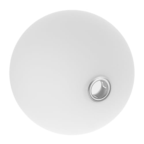 WOONEKY Frosted Glass Globe Lampenschirm für Deckenleuchten Vintage Stil Runder Glaslampenschirm Einfache Installation Elegantes Design für Stimmungsvolle Beleuchtung Jedem von WOONEKY