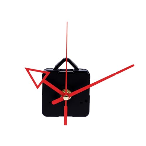 WOONEKY Geräuschloses Quarz Uhrwerk mit Zeigern für Wanduhren DIY Uhrwerk Ersatzteile Leise Präzise Uhrzeit ohne Batterie Passend für Ziffernblatt Wanduhr von WOONEKY