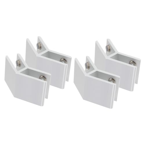 WOONEKY Glasklemme Aluminiumlegierung Winkel Klemme für Glas Stabile Halterung für Treppen Poolgeländer Korrosionsbeständig für Innen Außenbereich WOONEKY Glasklemme Aluminiumlegierung Winkel Klemme für Glas Stabile Halterung für Treppen Poolgeländer Korrosionsbeständig für Innen Außenbereich von WOONEKY