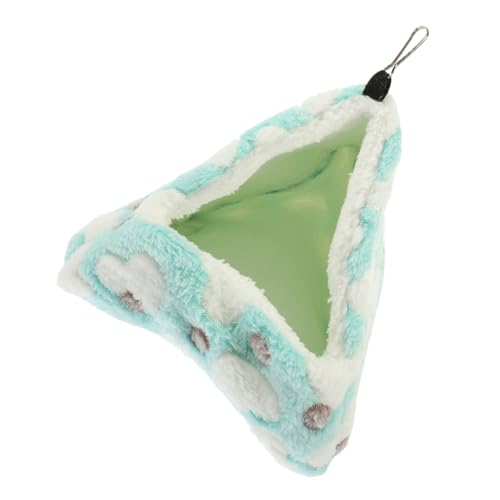 WOONEKY Hängendes Hamsterbett für Winter Gemütliches Tragbares Schlafnest mit Haken Geeignet für Hamster Meerschweinchen Chinchillas und Kleintiere Aus Robustem Baumwollmaterial Abnehmbar von WOONEKY