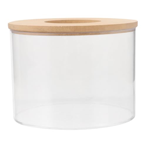 WOONEKY Hamster Sandbad Box aus Transparentem mit Glatten Kanten Kleine Sandbadewanne für Chinchilla Meerschweinchen und Rennmäuse Multifunktional als Sand und Toilettenbox Tägliches von WOONEKY