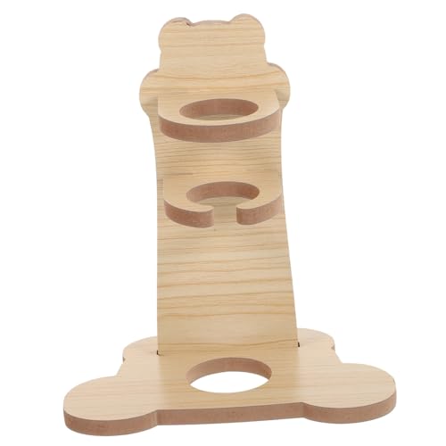 WOONEKY Verstellbarer Hamster Tränkehalter aus Holz Dekorativer Flaschenständer für Chinchillas Stabiler Wasserflaschenhalter für Kleintiere Geeignet für Verschiedene Haustierflaschen WOONEKY Verstellbarer Hamster Tränkehalter aus Holz Dekorativer Flaschenständer für Chinchillas Stabiler Wasserflaschenhalter für Kleintiere Geeignet für Verschiedene Haustierflaschen von WOONEKY