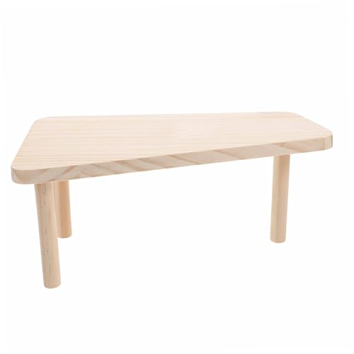 WOONEKY Hamster aus Holz Multifunktionale Plattform für Hamsterkäfige Zwei Geeignet Aktivität und Gesundheit von Kleinen Haustieren Seitiges Design von WOONEKY